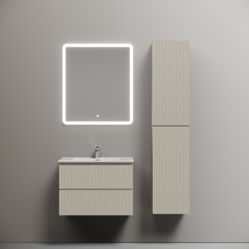 Тумба под раковину Sancos SNOB R SNR70CE 70х40 подвесная цвет бежевый - фото 2